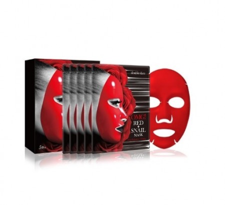 OMG Red + Snail Mask SET 5 stk