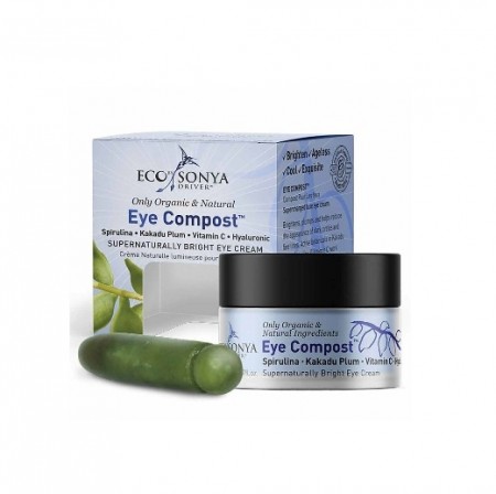 Eco by Sonya Eye Compost Supernaturally Bright Eye Cream 20ml with Jade Applicator
