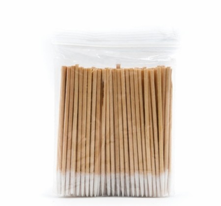 Cotton-tipped wooden swabs