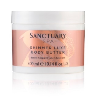 Sanctuary SPA Shimmer Luxe Rose Gold Body Butter 300ml