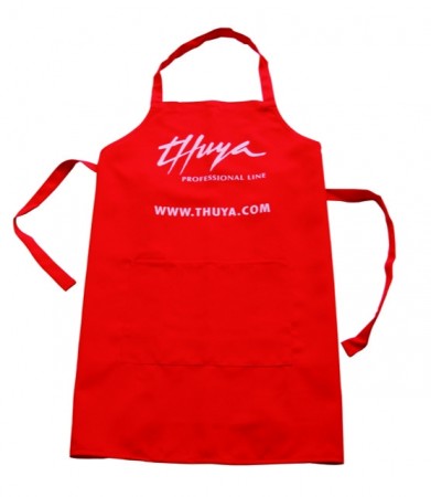 Thuya apron Rød/Svart